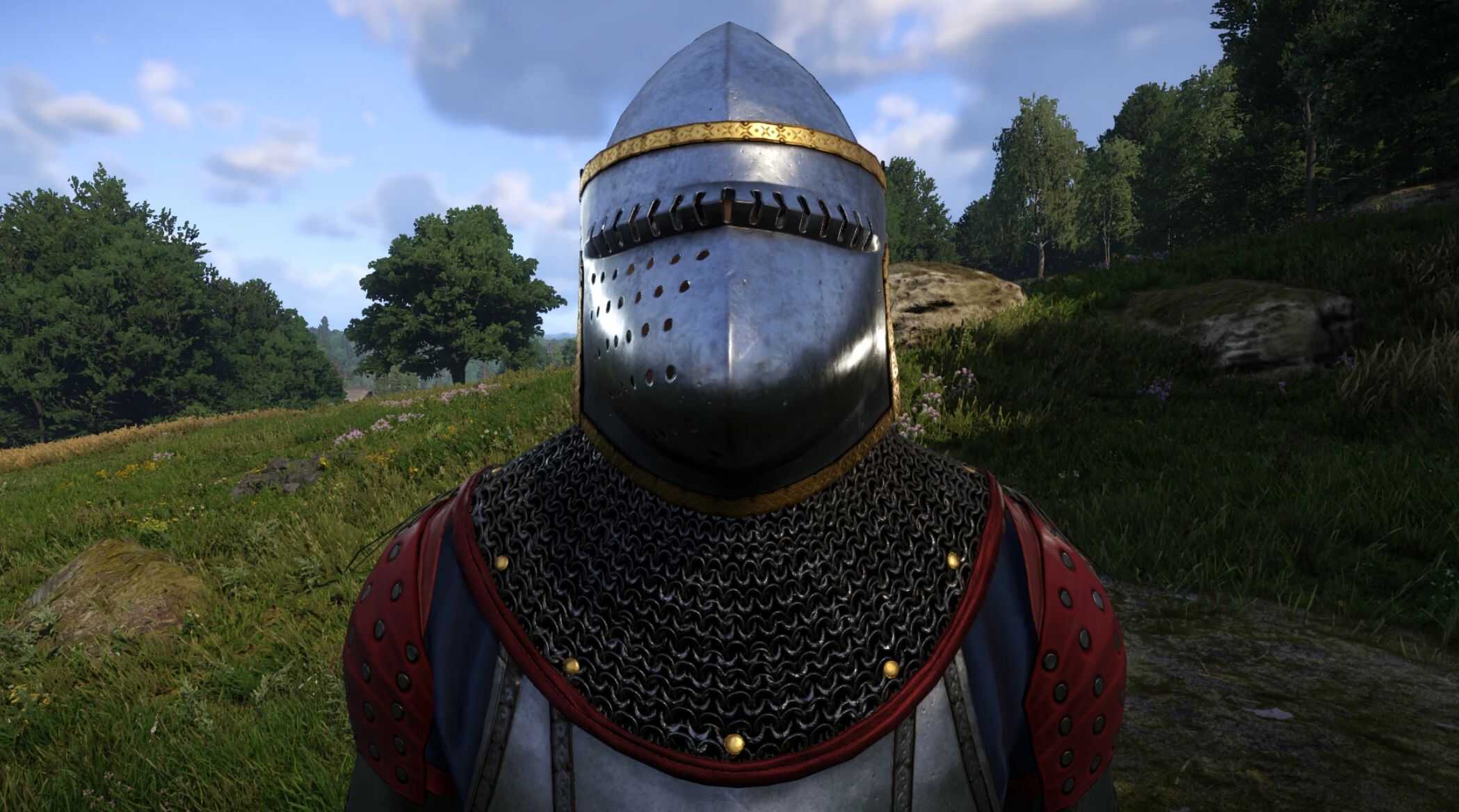 Noble Bascinet with Chainmail Aventail Variants PTF v1.0