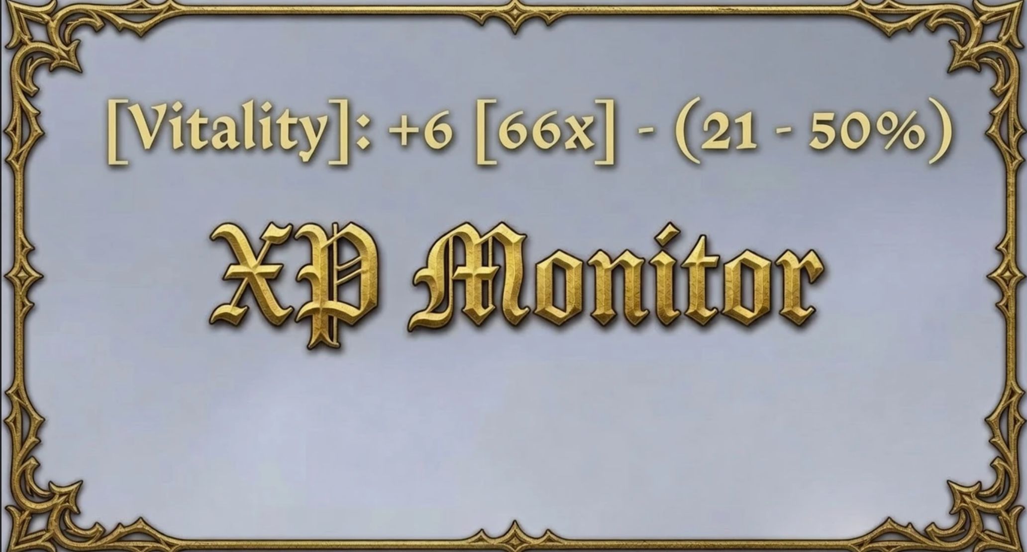 XP Monitor (Display EXP Gained) v1.4